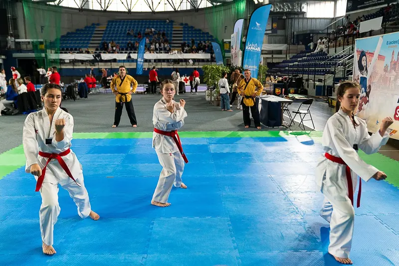 Poomsae duo synchronisé — © Lawrence Banahan / Combat Spirit Media